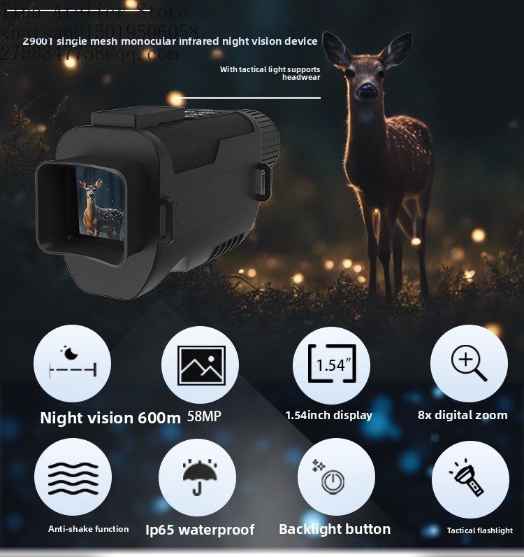 Z9001  Thermal Scope Thermal M - Thermal Scope Night Vision Monocular ulasan dan harga