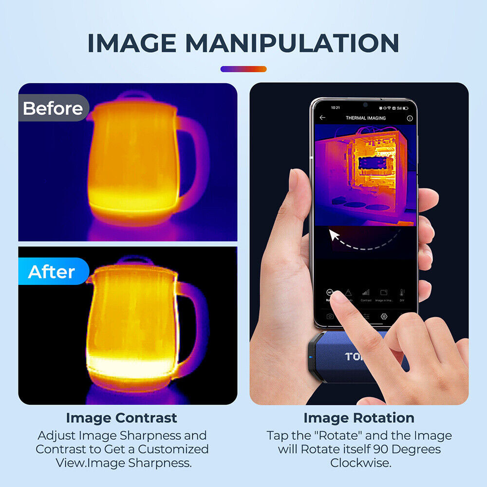 TOPDON TC001 Thermal Imaging C - Thermal Imaging Camera 256X192 ulasan dan harga